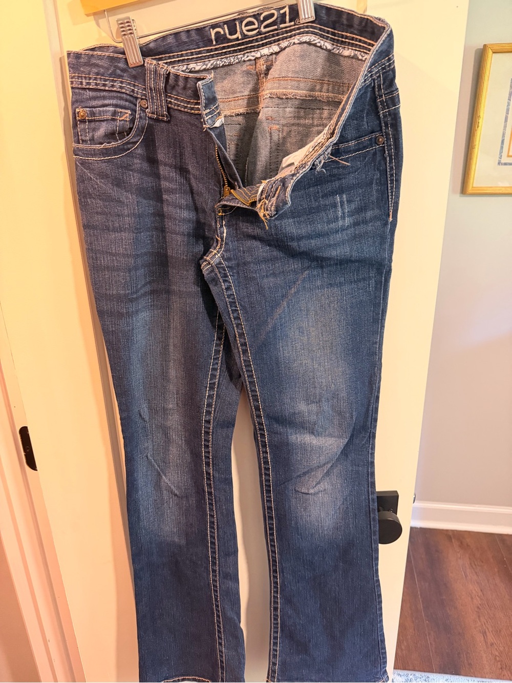 Rue21 Women's Dark Blue Bootcut Jeans
